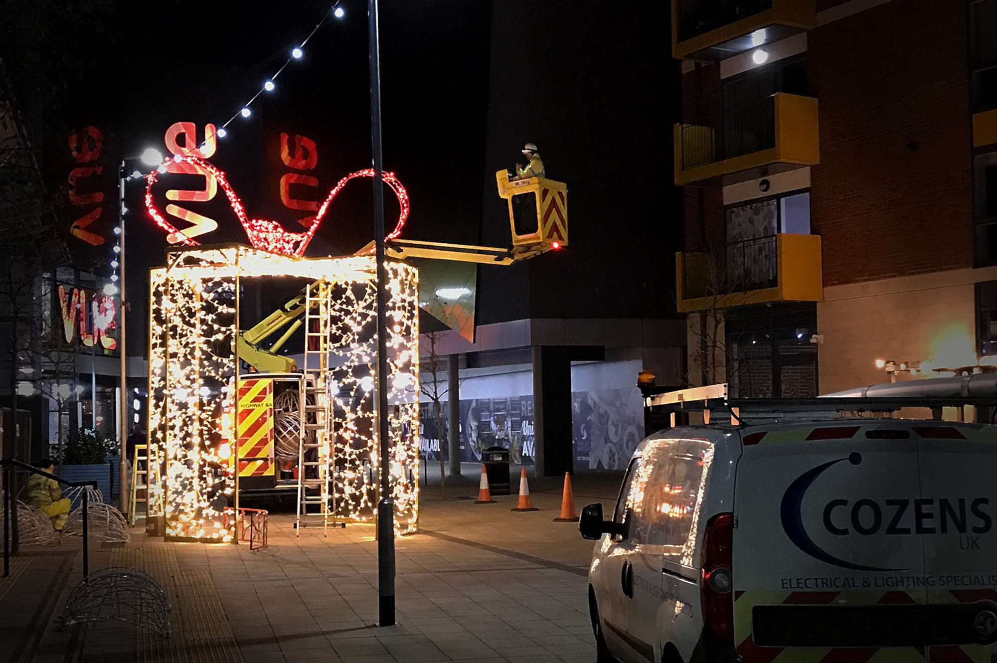Cozens UK - Christmas Lighting Installation and Maintenance