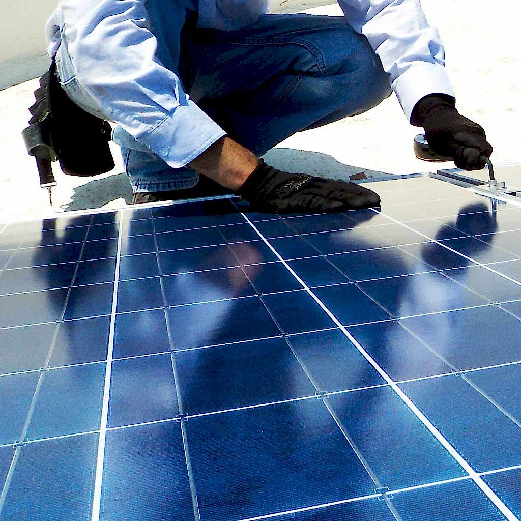 Imagery for commercial renewable electrical services nationwide